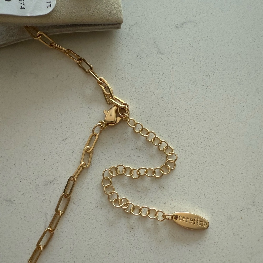 Anthropologie Sagittarius Zodiac Necklace - 14k Gold Plated - NWT - Picture 5 of 5